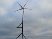 Windstar 3000 on grid instalerad på ett fält utanför Tidaholm
